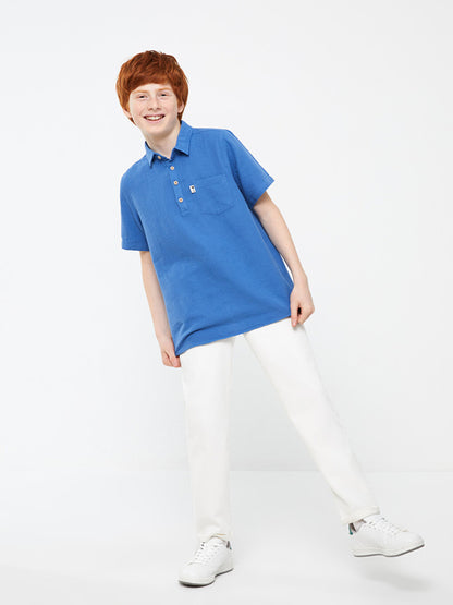 Basic Short Sleeve Boy's Shirt