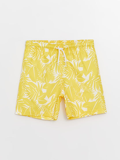 Printed Quick Drying Boys' Swim Shorts