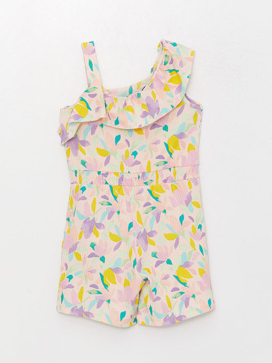 Patterned Girl's Jumpsuit