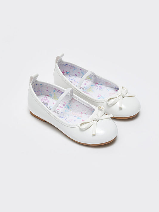 Baby Girl Ballerinas with Bow Detail