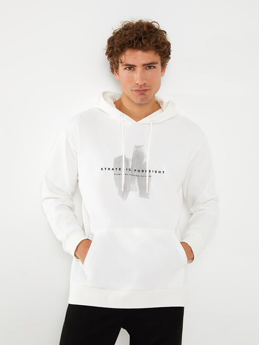 Long Sleeve Printed Men's Hoodie