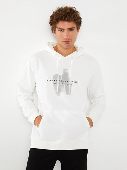 Long Sleeve Printed Men's Hoodie