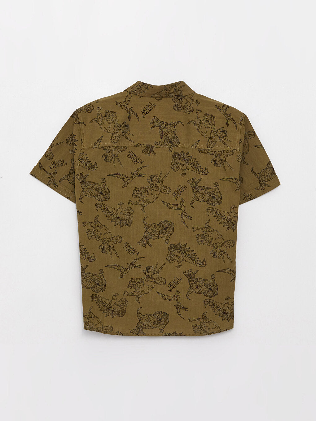 Patterned Short Sleeve Boy's Shirt