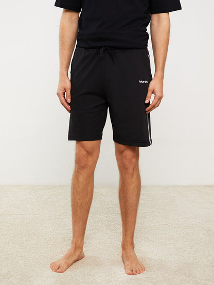 Slim Fit Men's Pajama Bottom Shorts