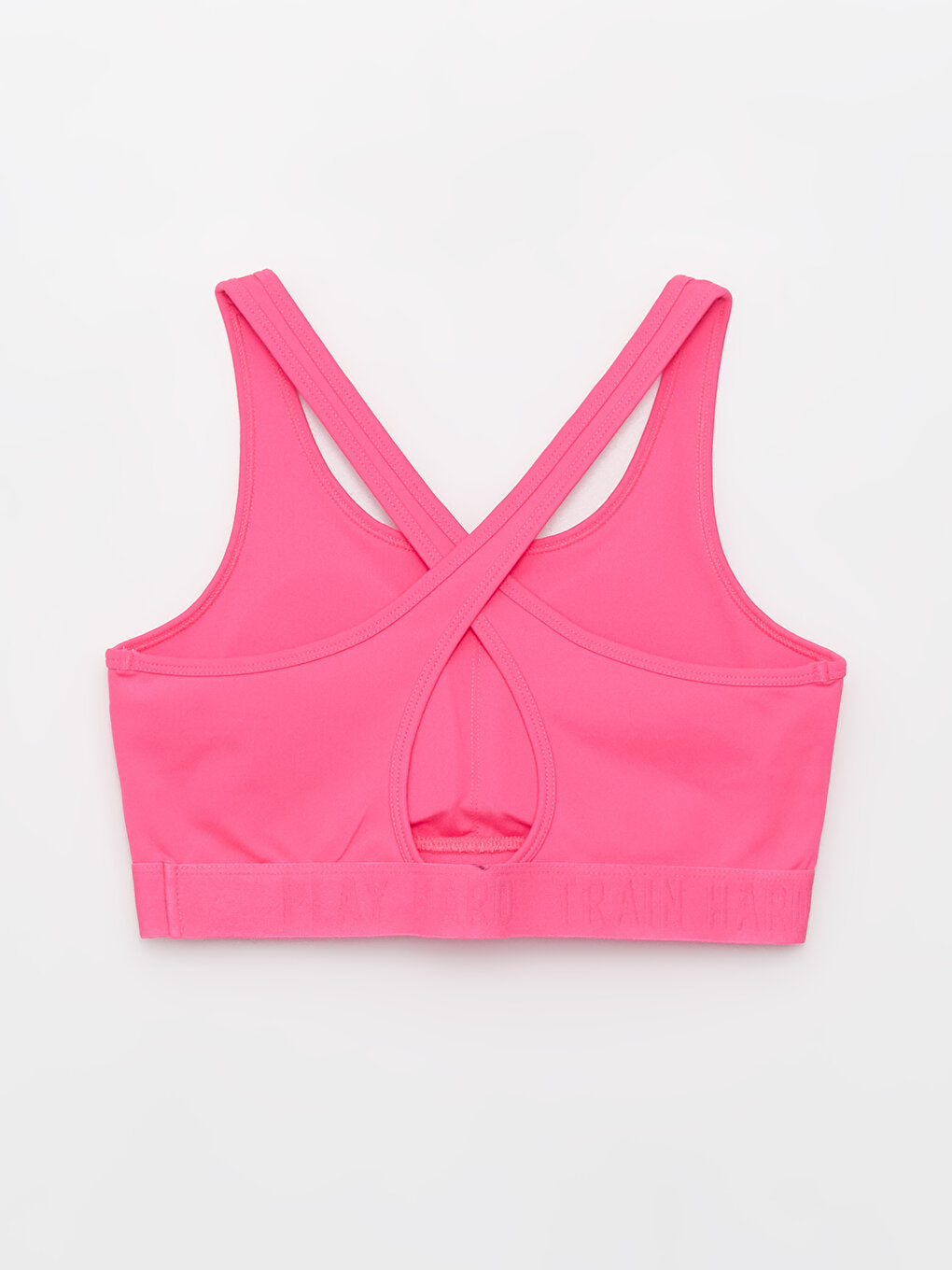 Self Patterned Sports Bra with Removable Pads