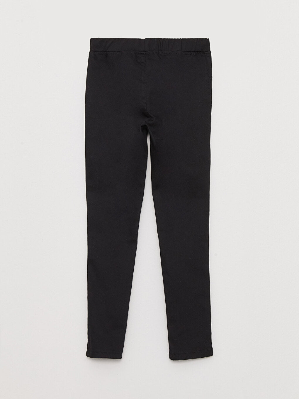 Basic Girl's Trousers with Elastic Waist