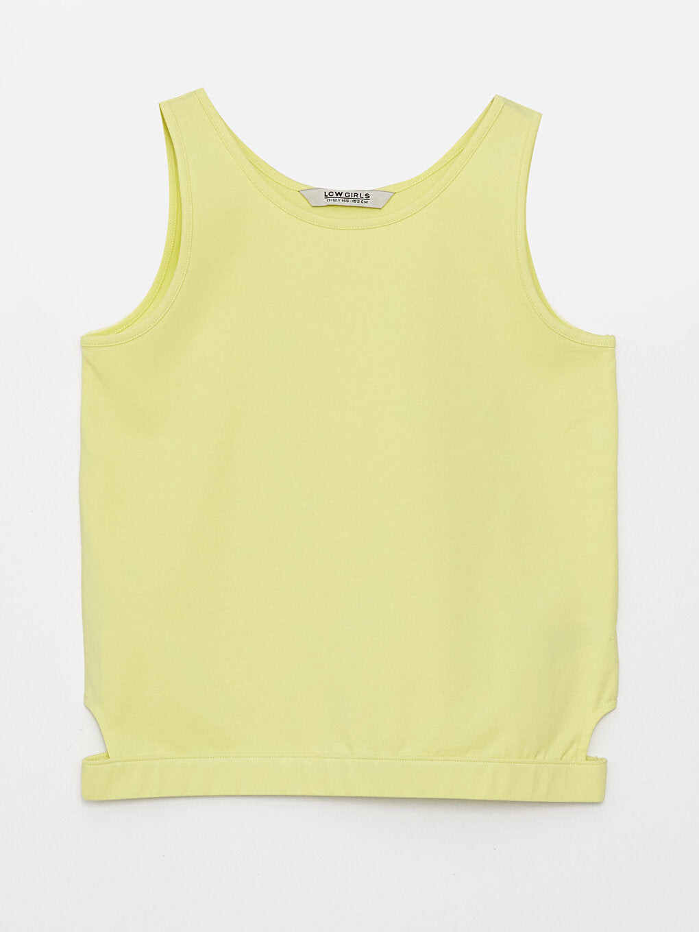 Crew Neck Basic Girl's Undershirt