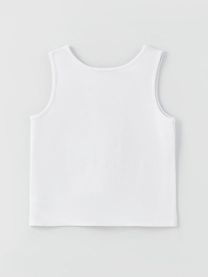 Crew Neck Girl Crop Undershirt