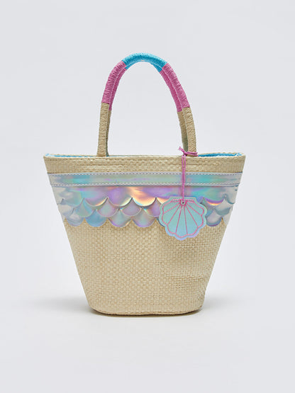 Girl's Straw Handbag