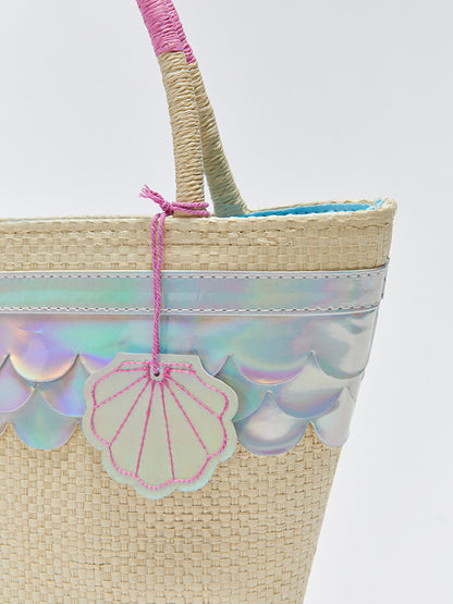 Girl's Straw Handbag