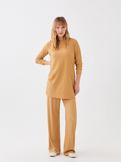 Women's Crew Neck Long Sleeve Tunic