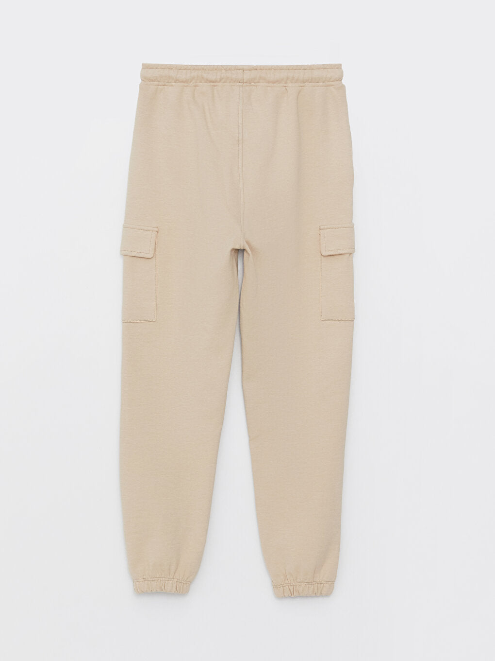 Basic Girls' Sweatpants with Elastic Waist