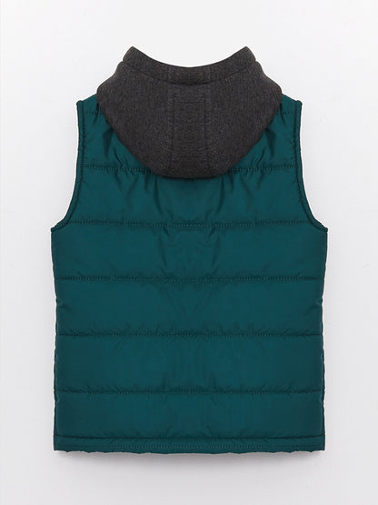 Hooded Boy Puffer Vest