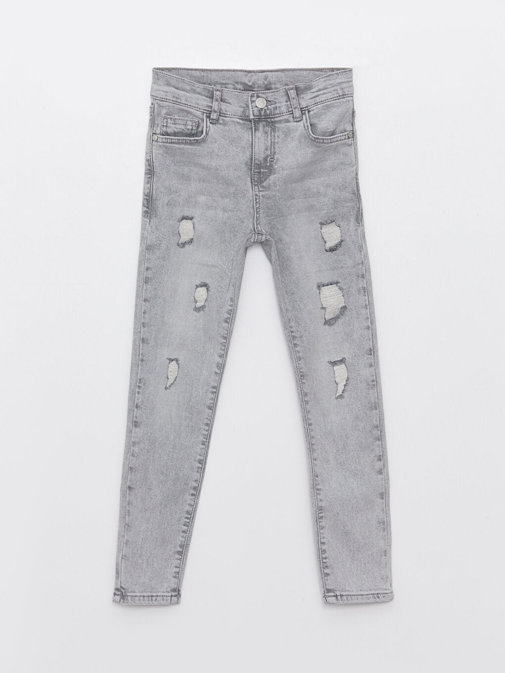 Super Skinny Fit Ripped Detailed Boy's Jean Trousers