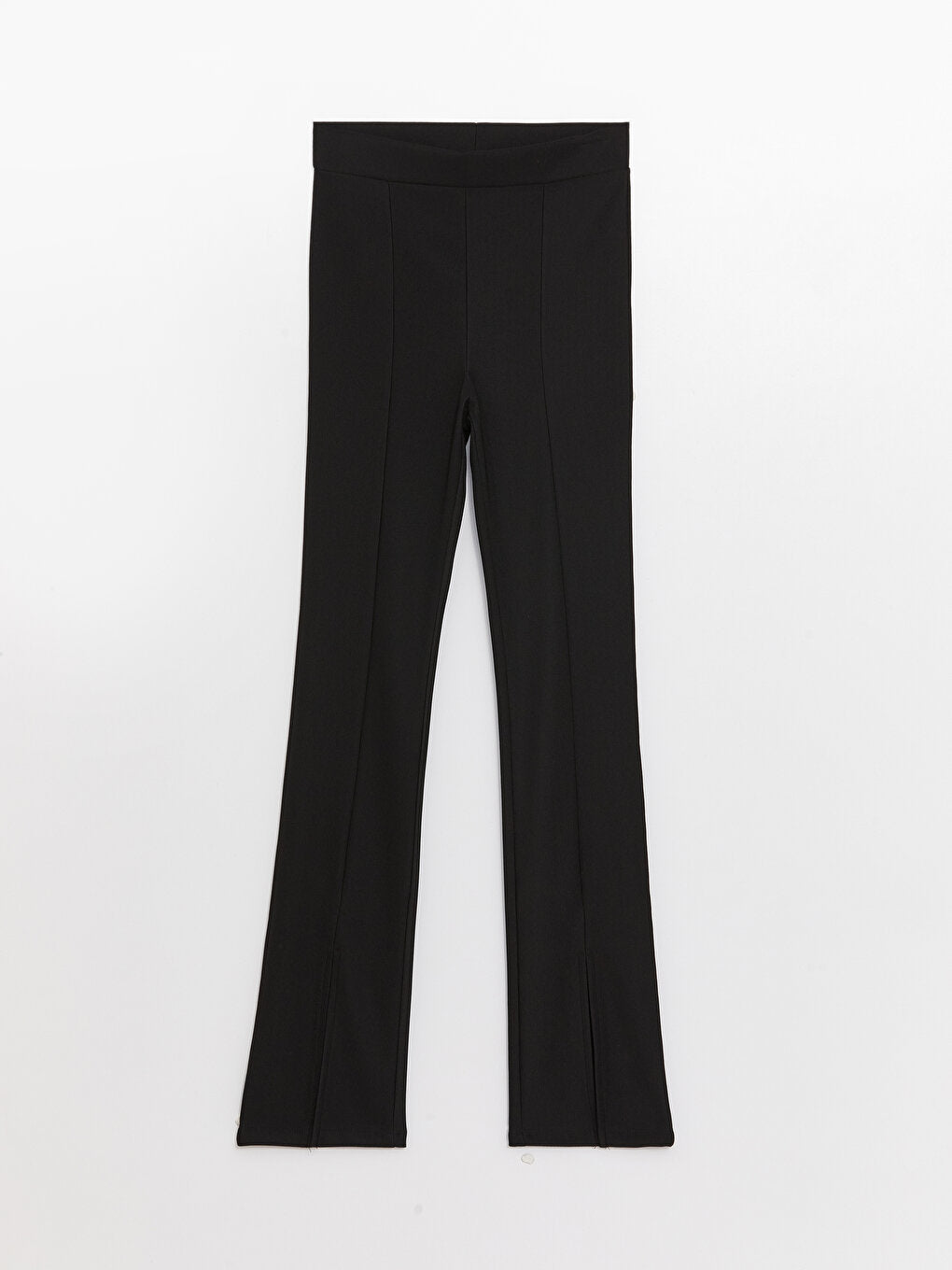 Elastic Waist Flared Women's Trousers