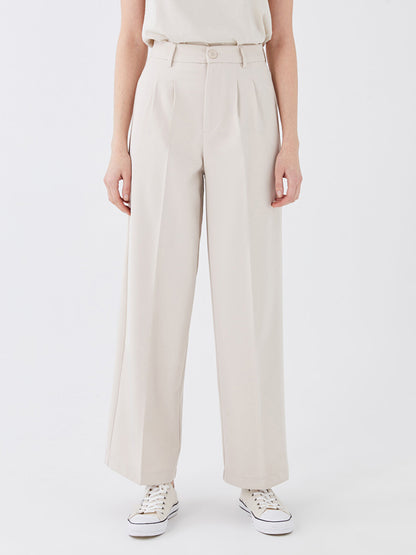 Women's Comfortable Fit Wide Leg Trousers