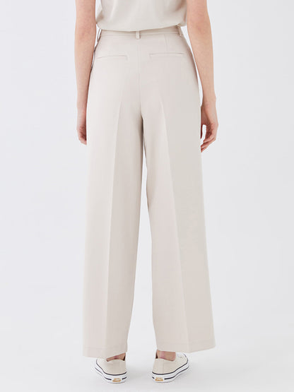 Women's Comfortable Fit Wide Leg Trousers