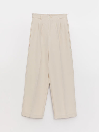 Women's Comfortable Fit Wide Leg Trousers