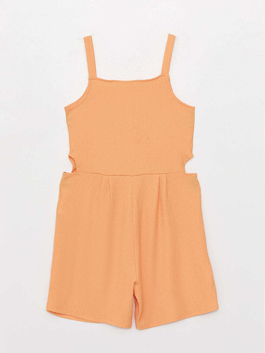 Square Neck Basic Strappy Girl's Jumpsuit