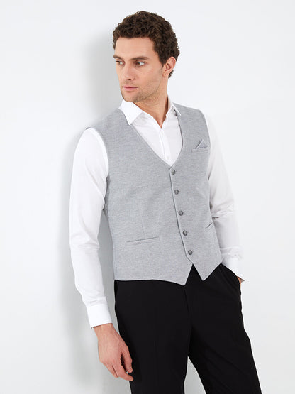 Slim Fit Classic Men's Vest