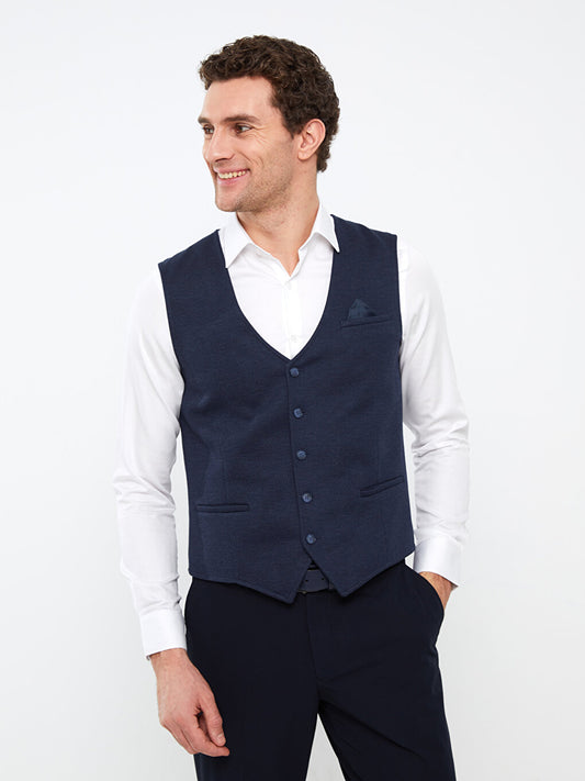 Slim Fit Classic Men's Vest