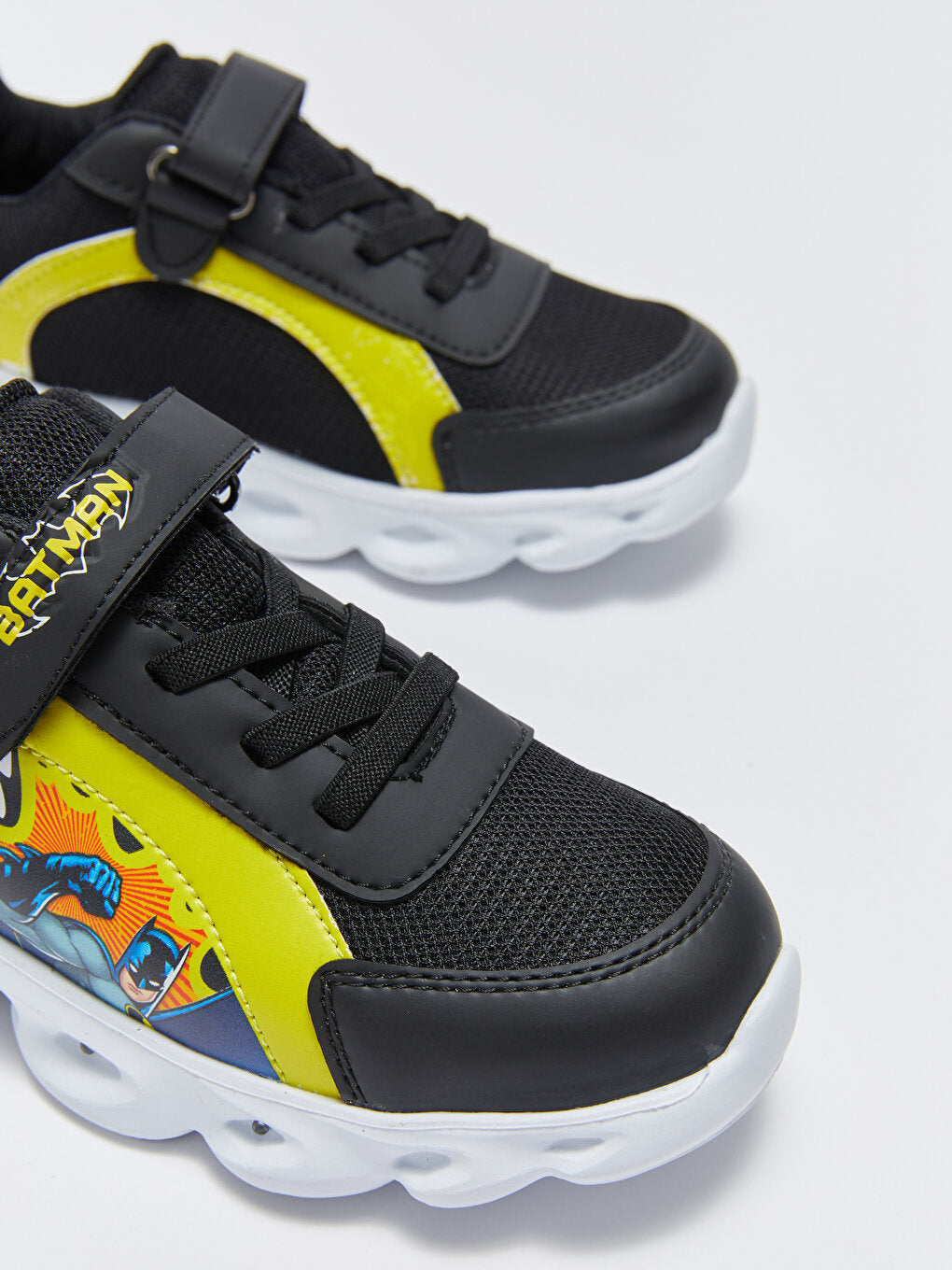 Batman Printed Boys' Sports Shoes with Luminous Soles