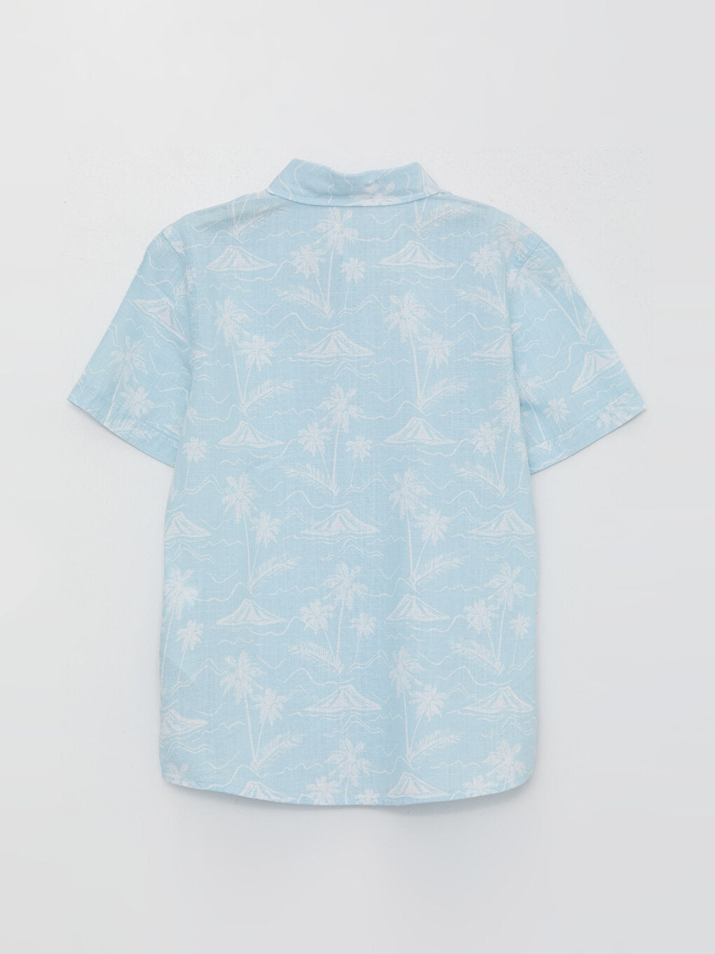 Patterned Short Sleeve Boy's Shirt