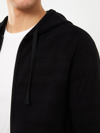 Hooded Long Sleeve Men's Sports Cardigan