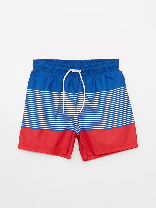 Striped Quick Drying Boy's Swim Shorts