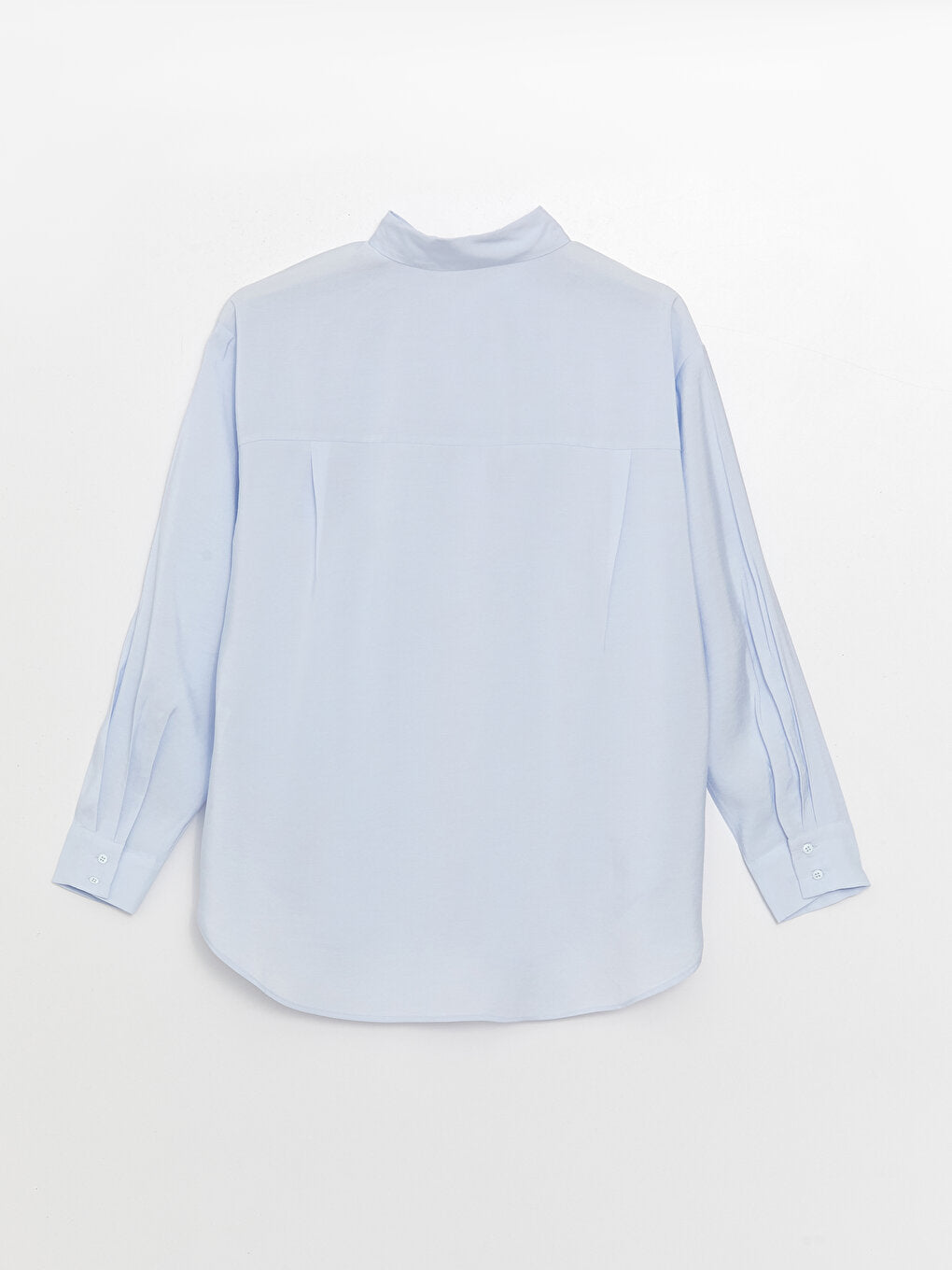 Plain Long Sleeve Oversize Women's Shirt