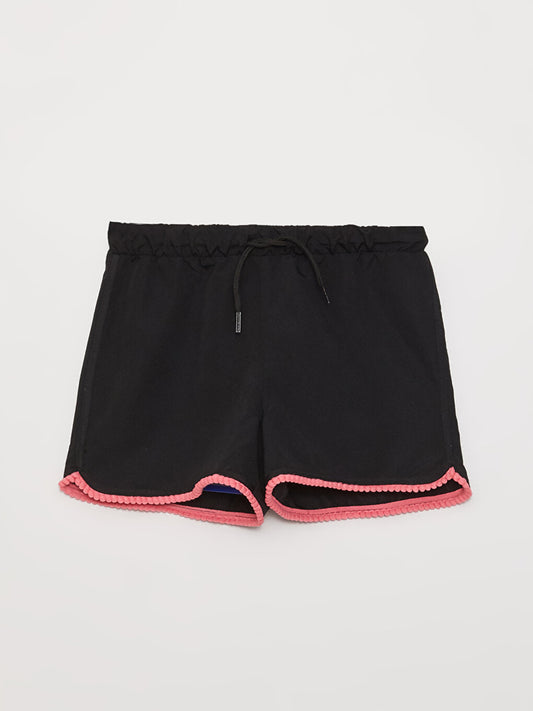 Girls' Shorts with Elastic Waist