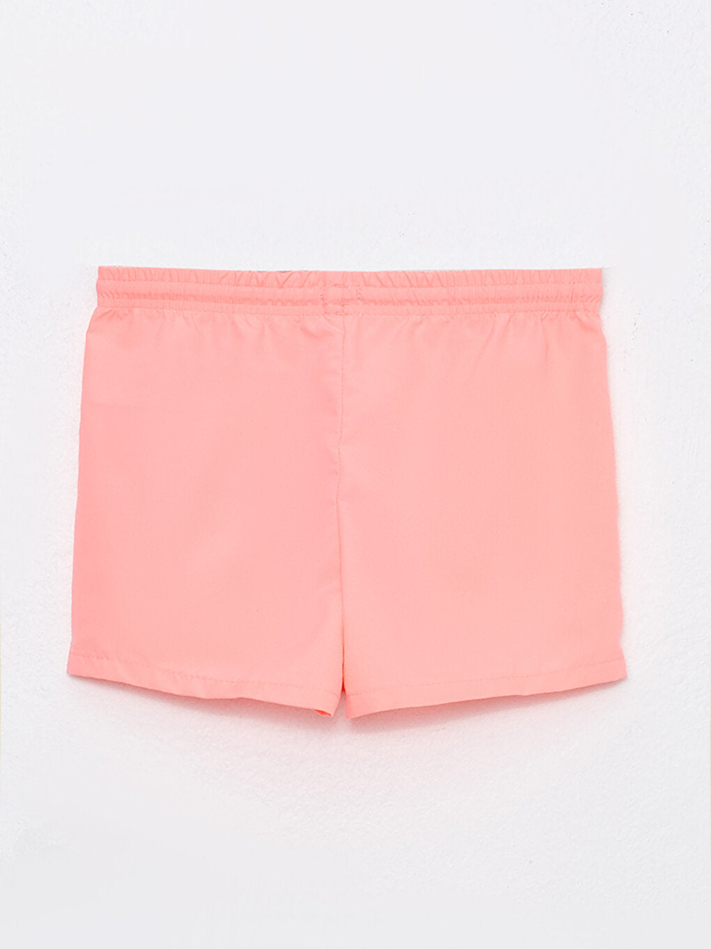 Basic Girls' Swim Shorts with Elastic Waist