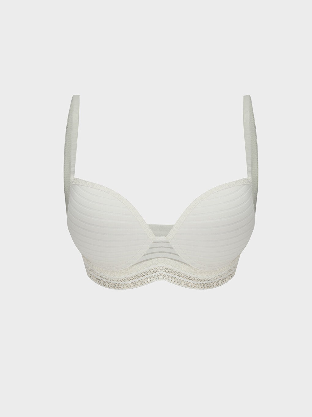 Underwire Half Padded Plain T-Shirt Bra