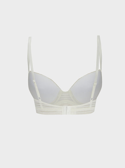 Underwire Half Padded Plain T-Shirt Bra