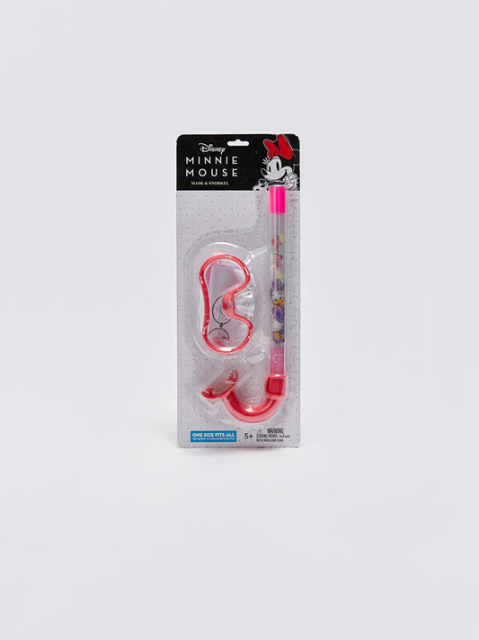 Minnie Mouse Licensed Kids Snorkel Set