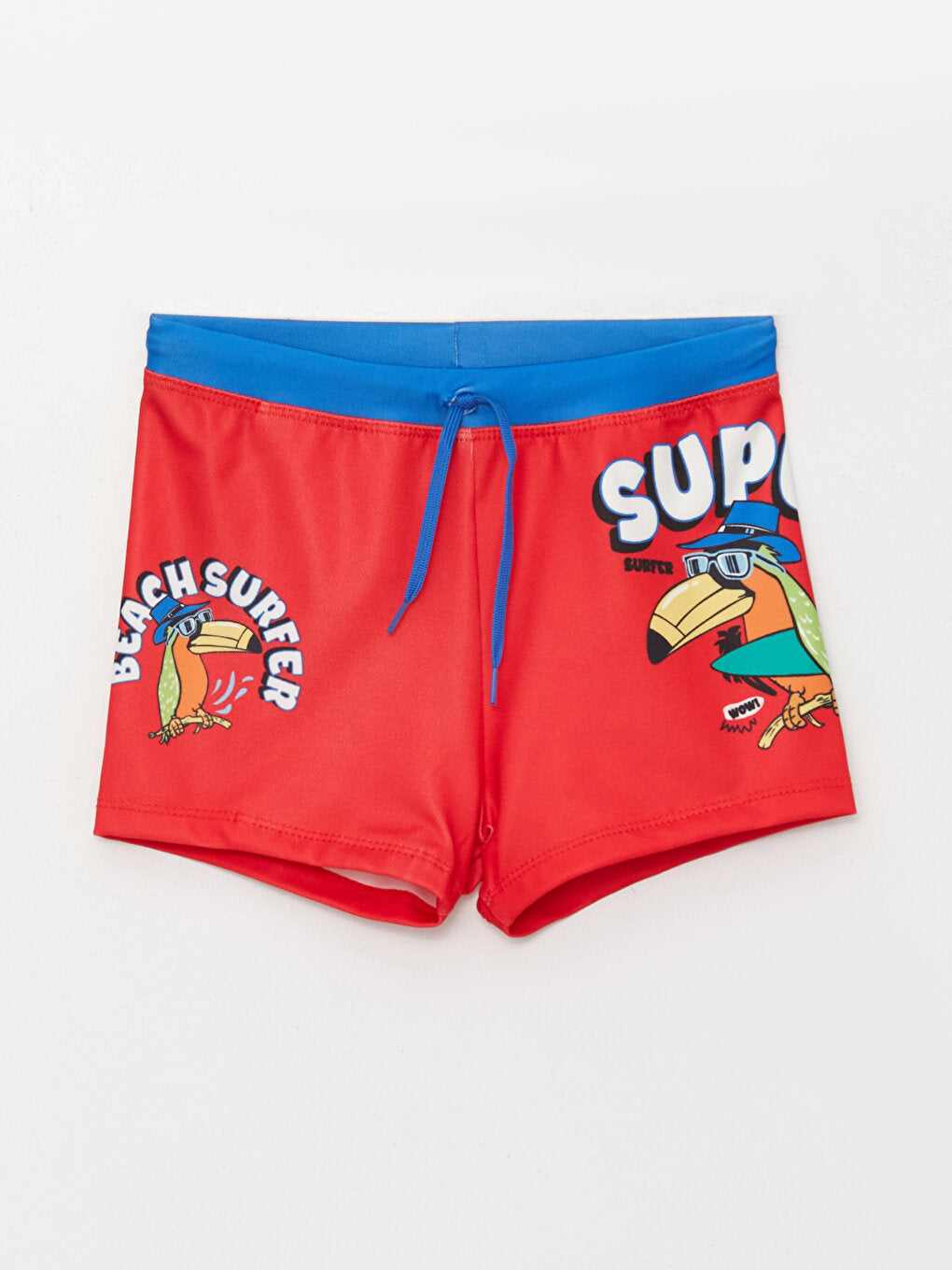 Printed Quick Drying Boys Boxer Swimsuit