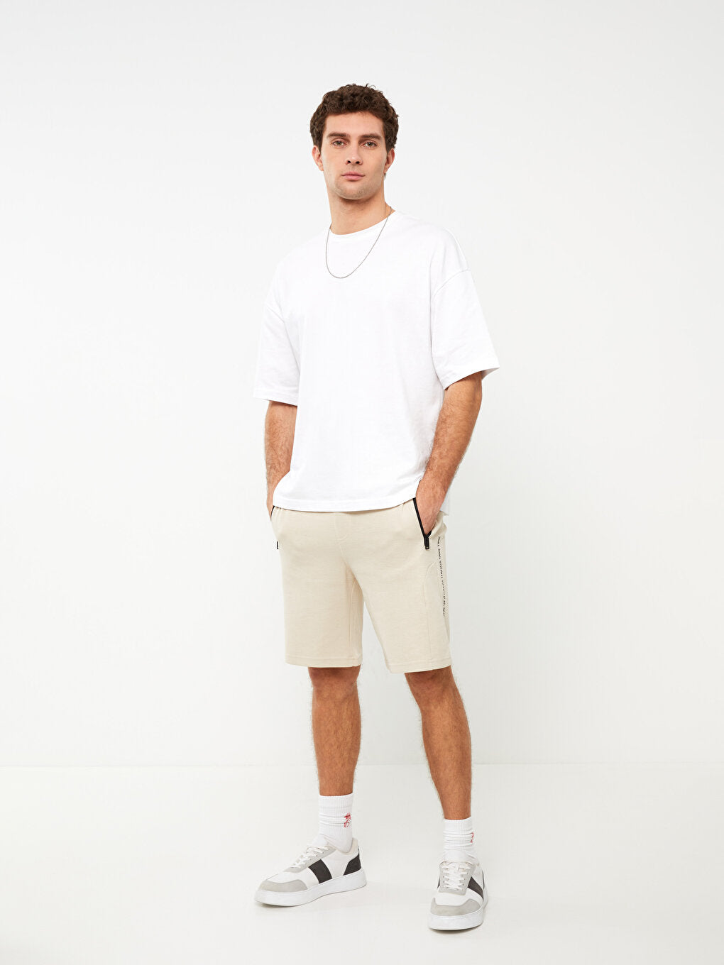 Slim Fit Men's Bermuda Shorts