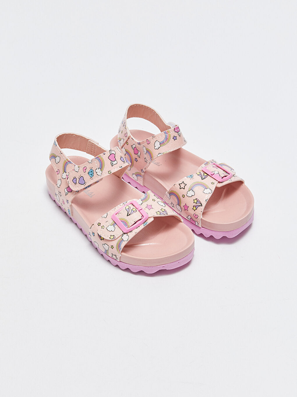 Printed Velcro Girls Sandals