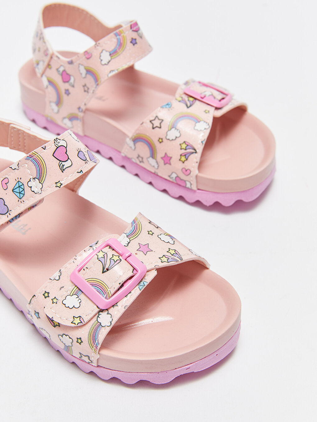 Printed Velcro Girls Sandals