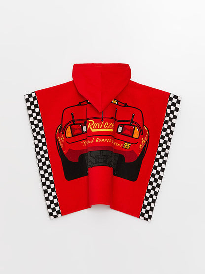 Cars Licensed Boy's Cotton Poncho Beach Towel