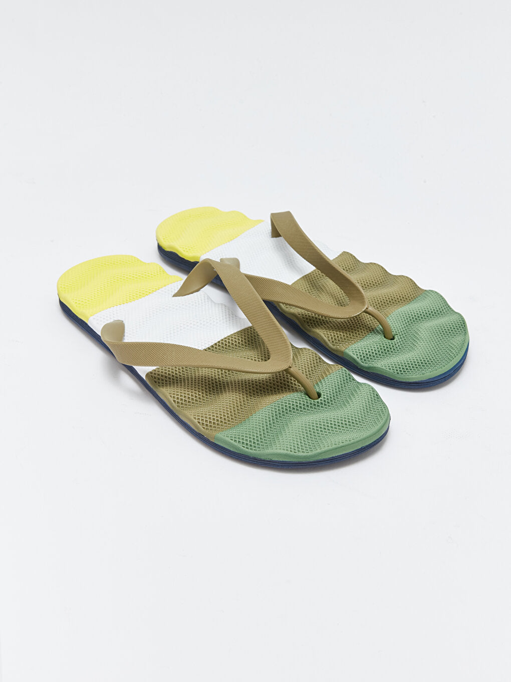 Color Block Men's Flip Flops