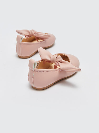 Baby Girl Ballerinas with Bow Detail