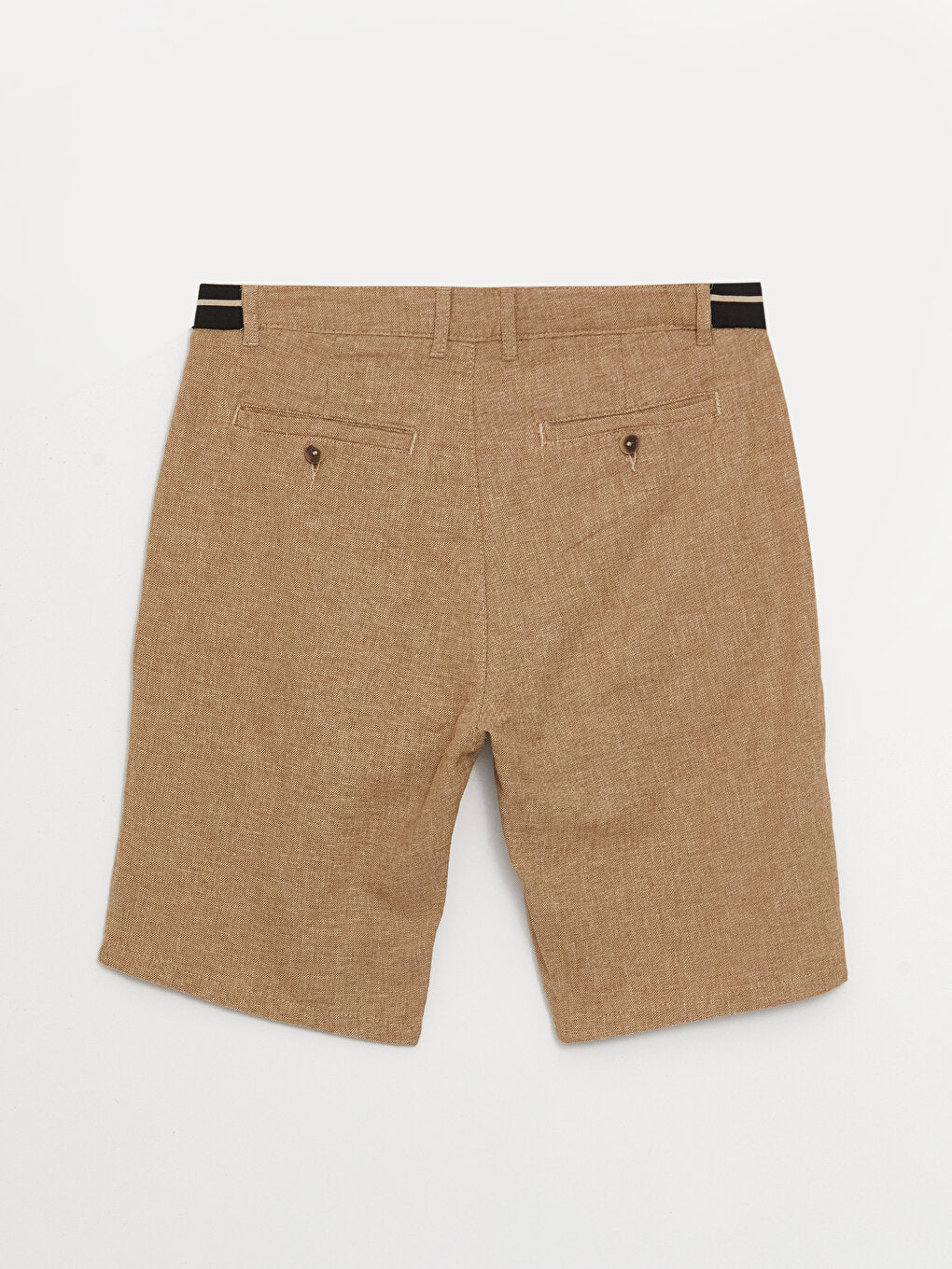 Slim Fit Linen Blend Men's Shorts