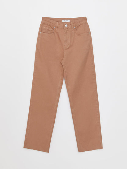 Straight Fit Women's Jean Trousers