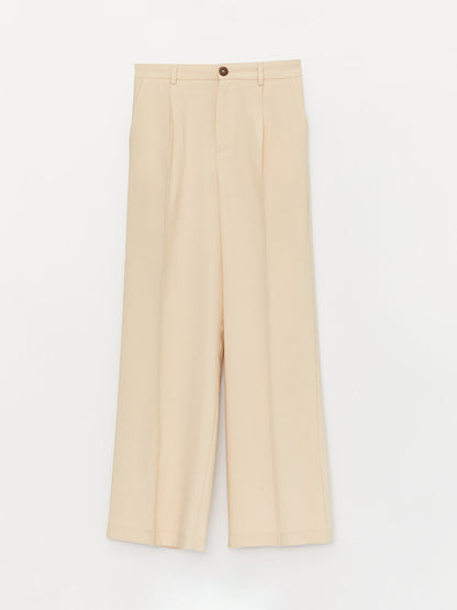 Women's Comfortable Fit Straight Palazzo Trousers