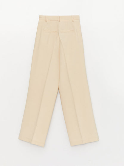 Women's Comfortable Fit Straight Palazzo Trousers