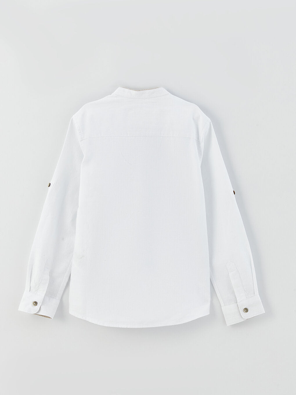 Judge Collar Basic Long Sleeve Boy's Shirt