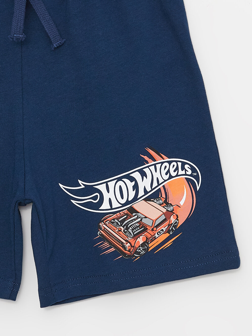 Hotwheels Printed Boy Shorts with Elastic Waist