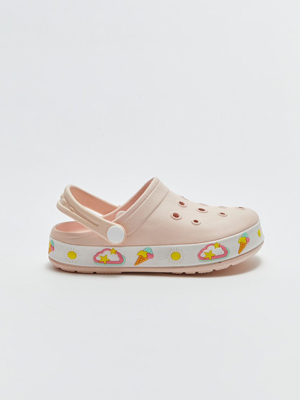 Girls' Beach Sandals with Patch Detail