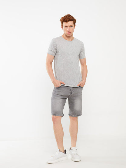 Standard Fit Men's Jean Shorts